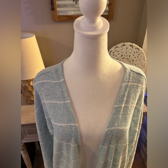 Tribal Jeans Open Front Long Line Cardigan - Picture 2 of 5